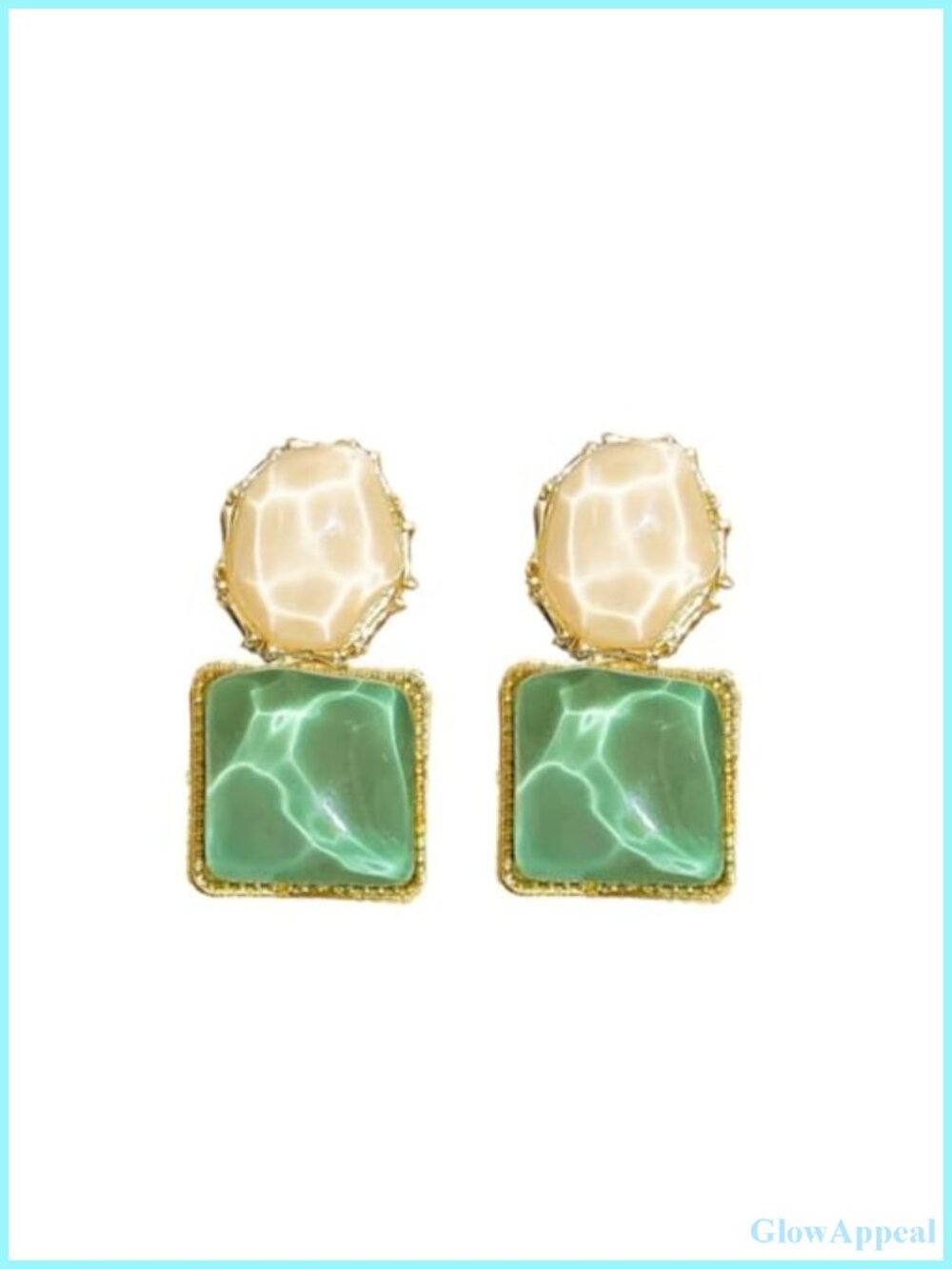Clip On Earrings Water Ripple Non Pierced U-Shaped Alloy